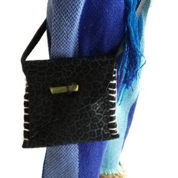 Hirtentasche - Vorratstasche aus besonderem Leder mit liebevollen Handstichen